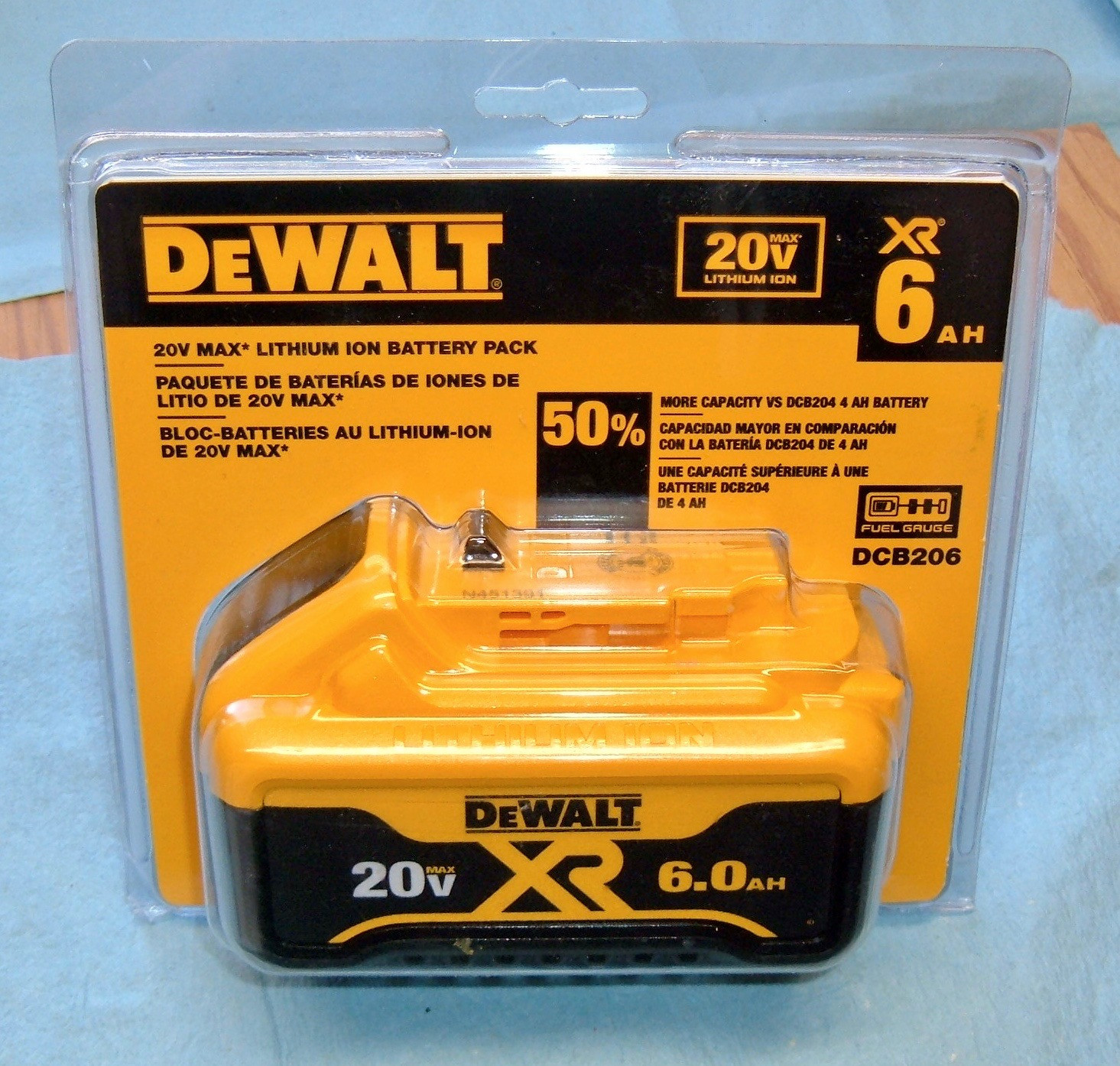 DEWALT 20 V MAX XR 5.0 AH Paquete de 2 baterías