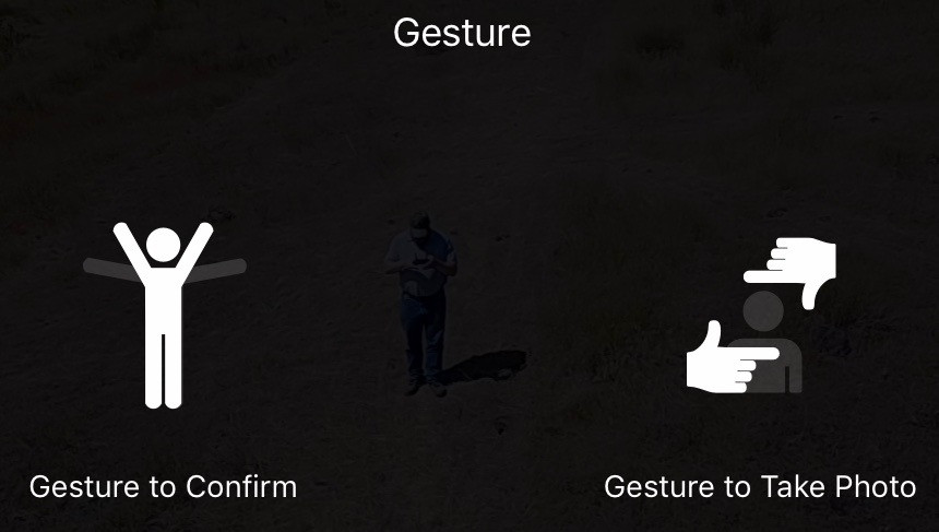 Mavic pro 2024 gesture mode