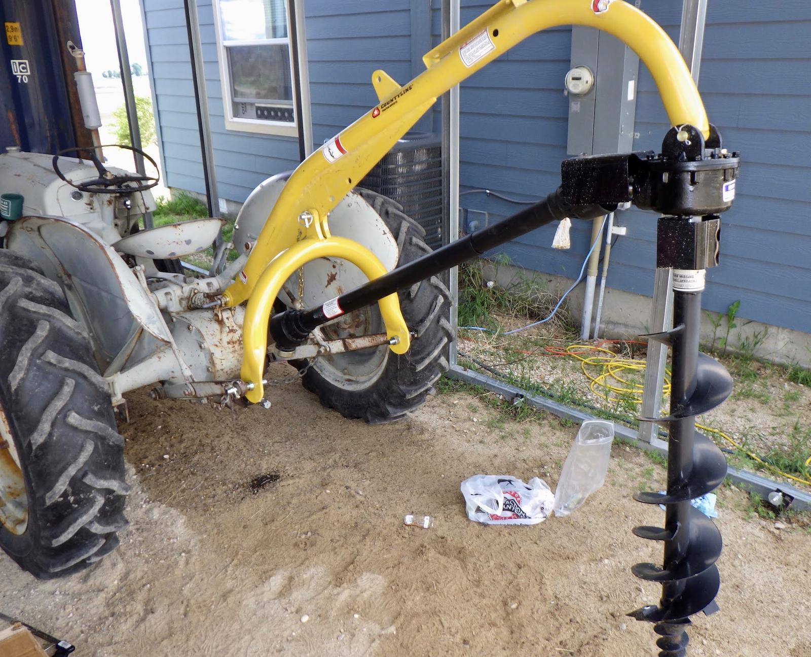 Running a Post Hole Digger on a Ford 9N