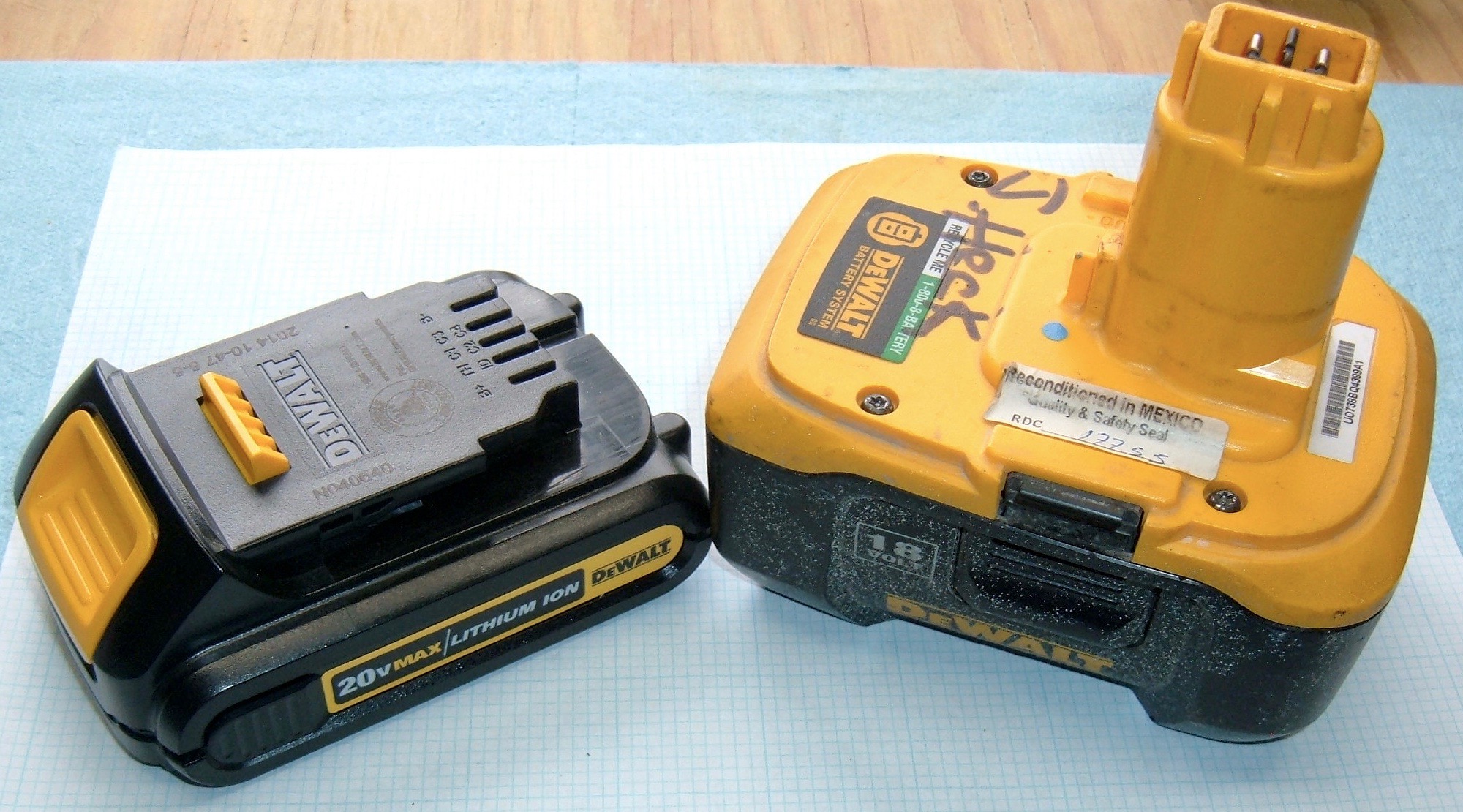 Black & Decker 18v NiCD battery tear down 